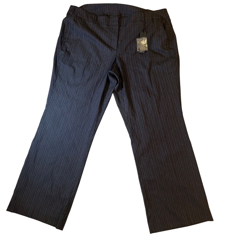 Lane Bryant The Ashley Curvy Fit Bootcut Pants Women's Size 24 Regulate Stretch